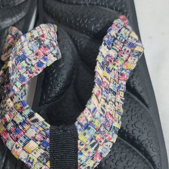 SANDLES or Flip Flops by BM bernie mav. with beautiful multicolor design - Picture 2 of 4